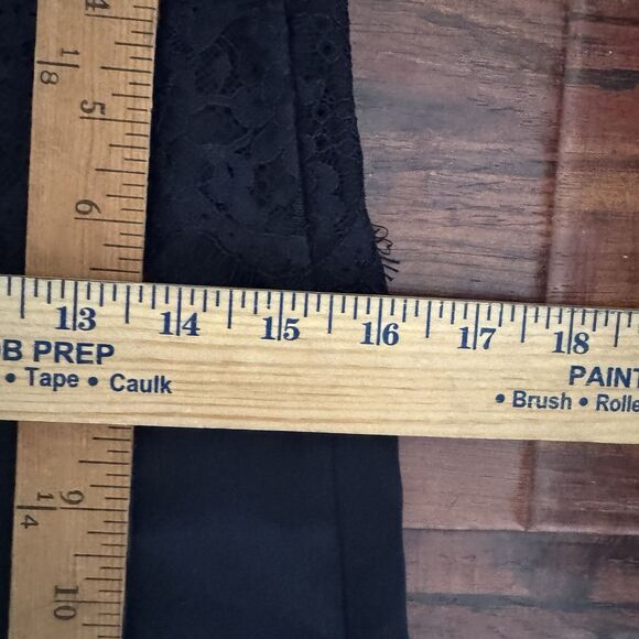 Abercrombie Fitch Womens Lace Cami Slip Top XS Black Whimsigoth Y2K Coquette - Picture 12 of 14